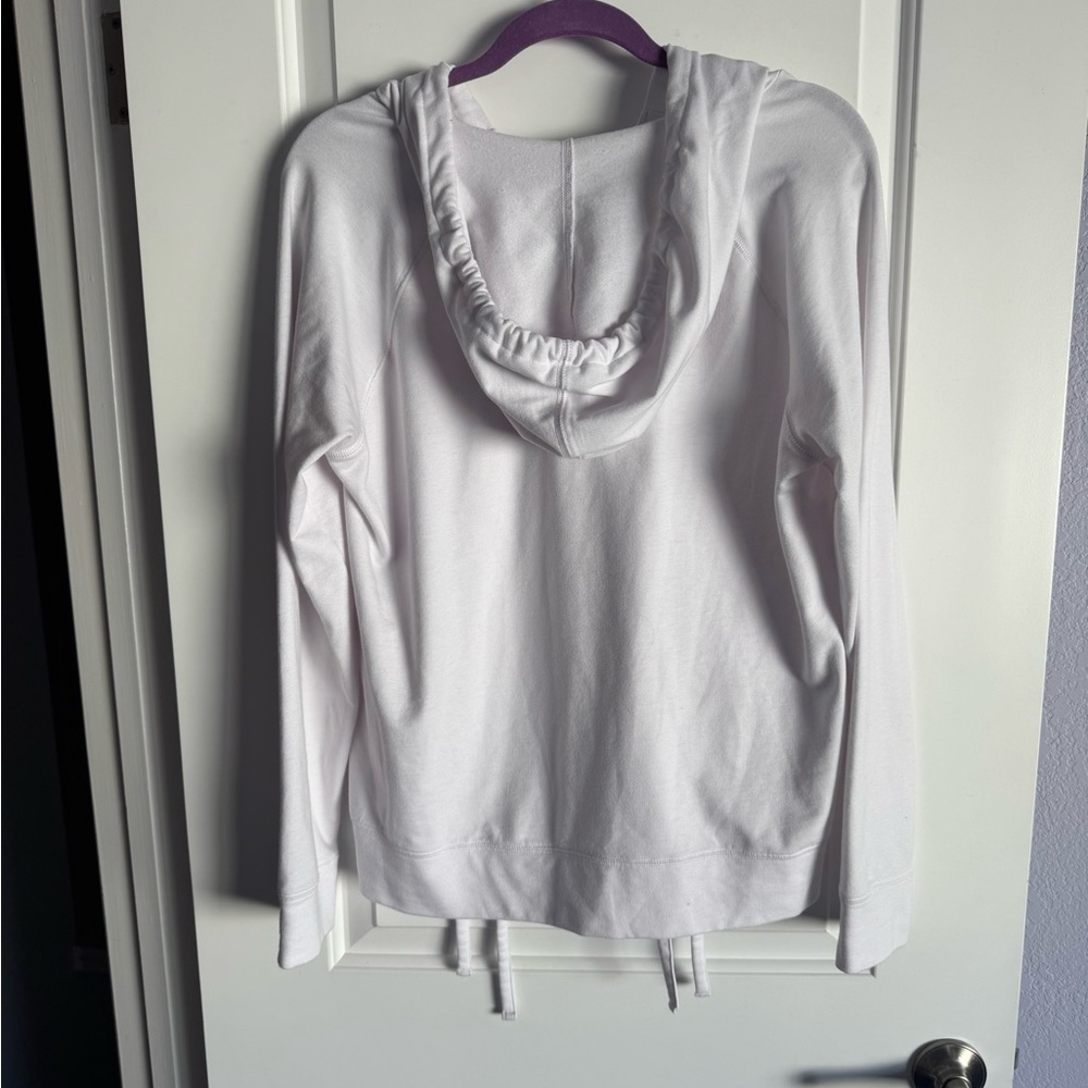M KORS, wht soft hoodie, L, very good - Picture 2 of 4